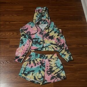 NWOT Hollister Two Piece Tie-Dye Set